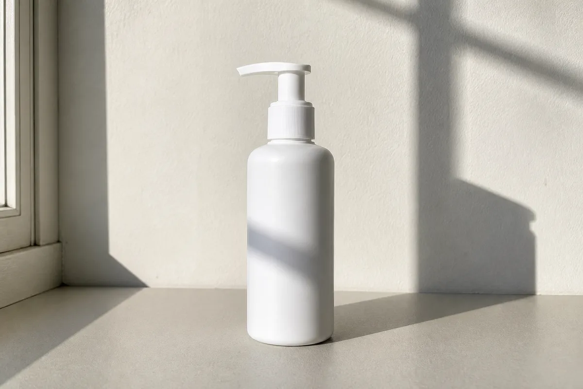Product photo with distracting cast shadow on the background